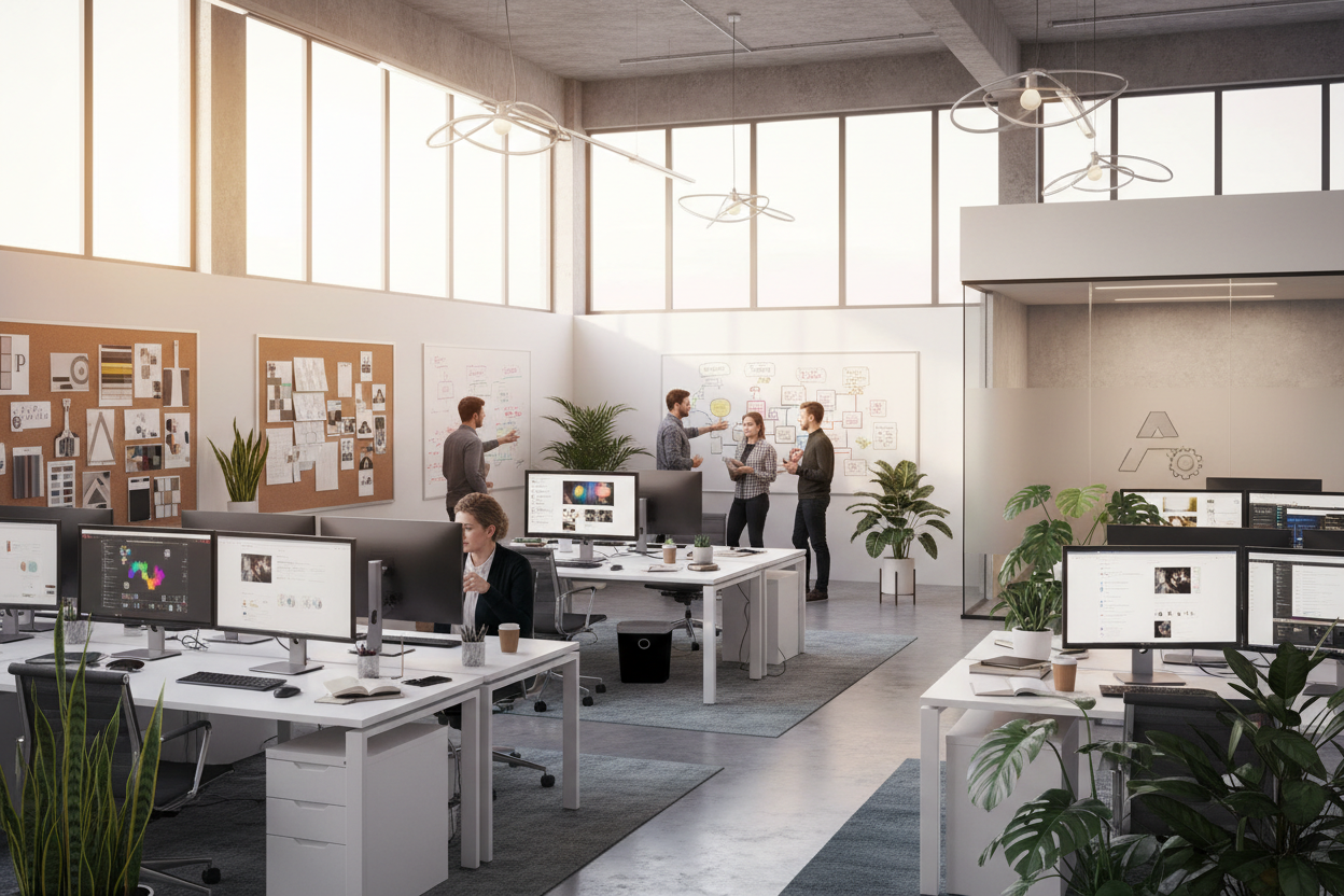 AGENCY IMAGE IN A WROKING SPACE